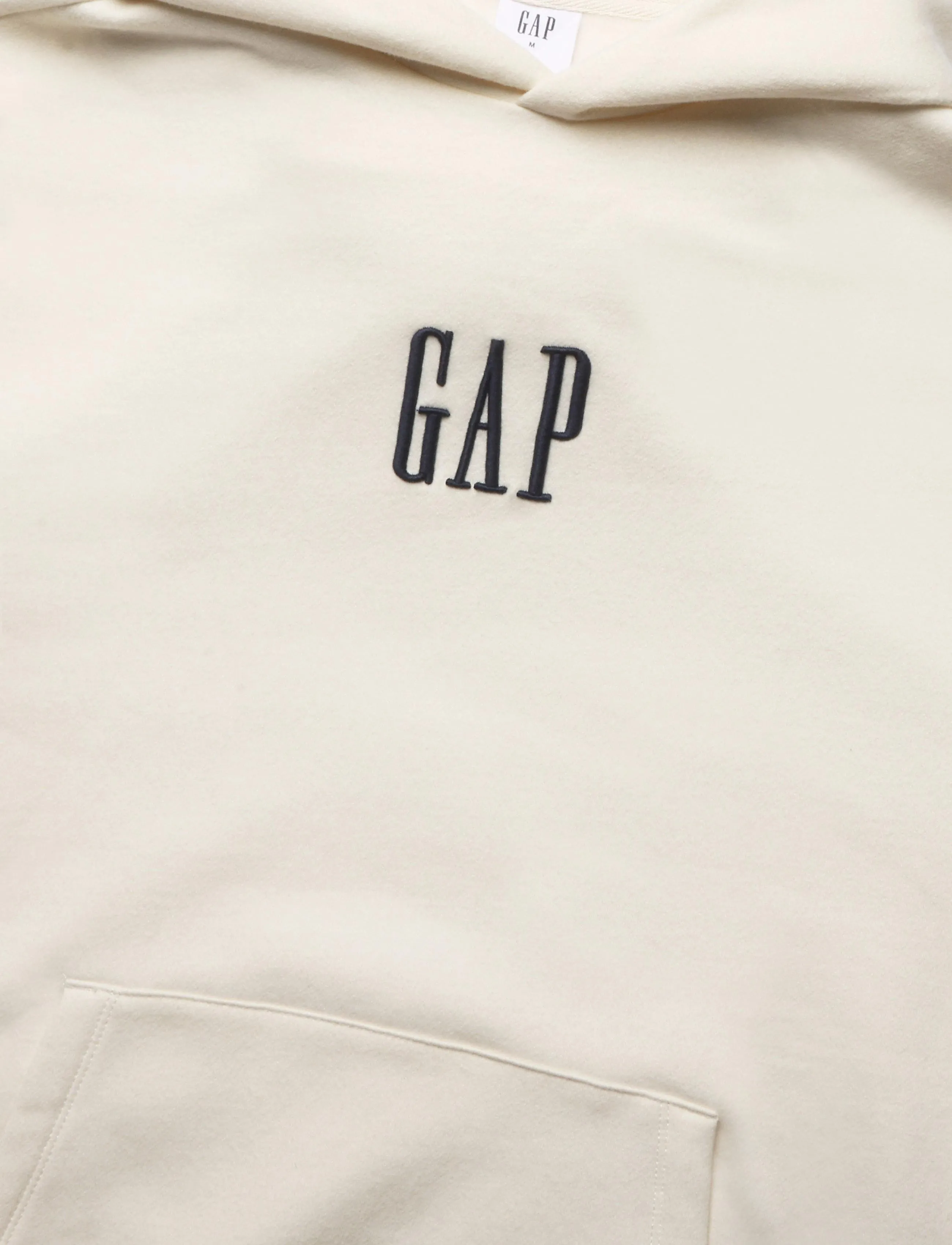 GAP - Adult Vintage Soft Oversized Gap Mini-Logo Hoodie - hættetrøjer - ivory frost - 5