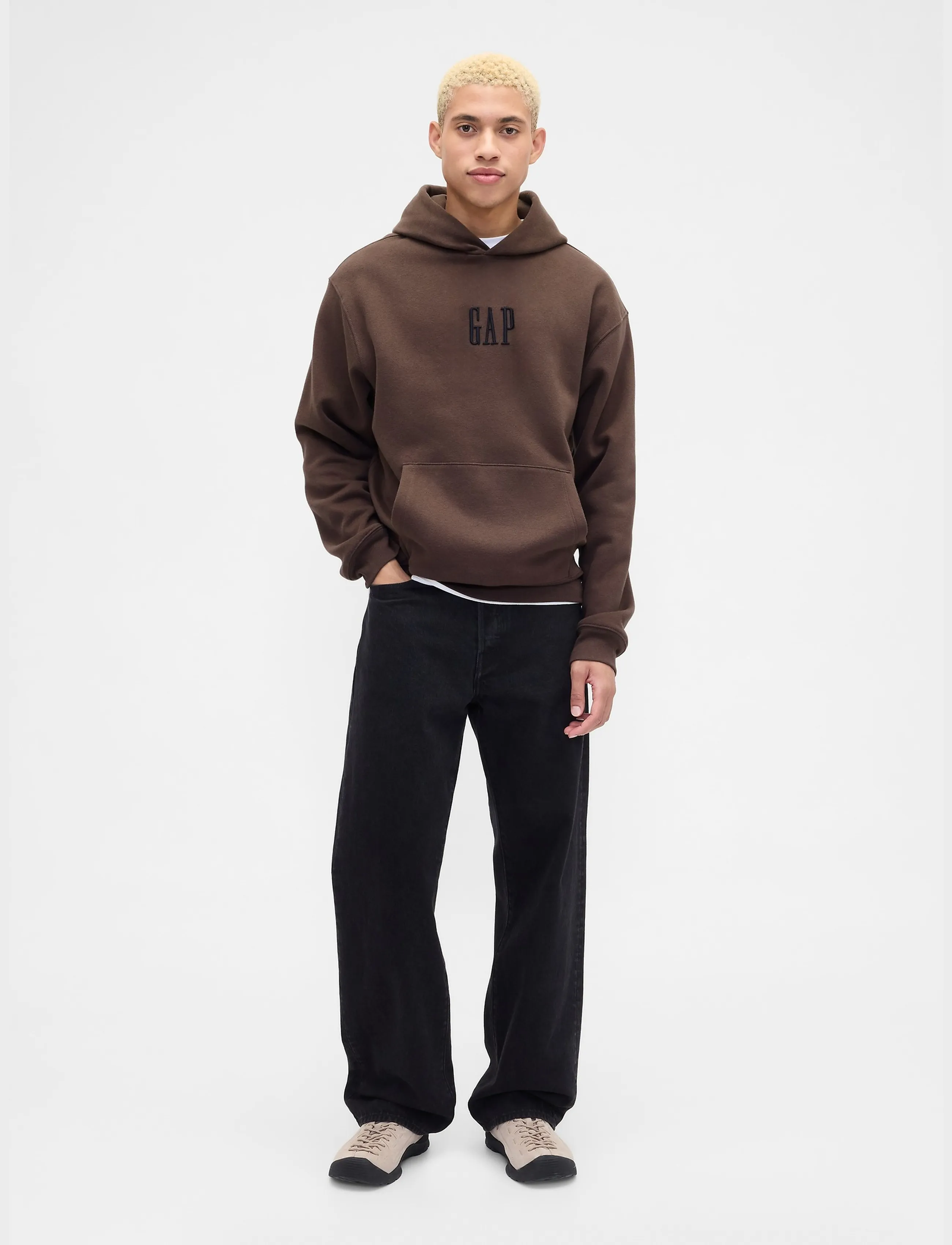 GAP Adult Vintage Soft Oversized Mini-Logo Hoodie herr – bild 3
