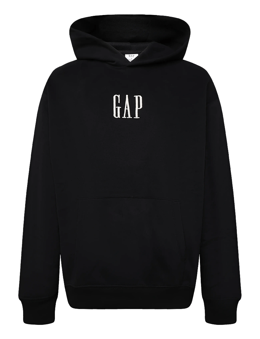 GAP - Adult Vintage Soft Oversized Gap Mini-Logo Hoodie - hættetrøjer - true black v2 - 1