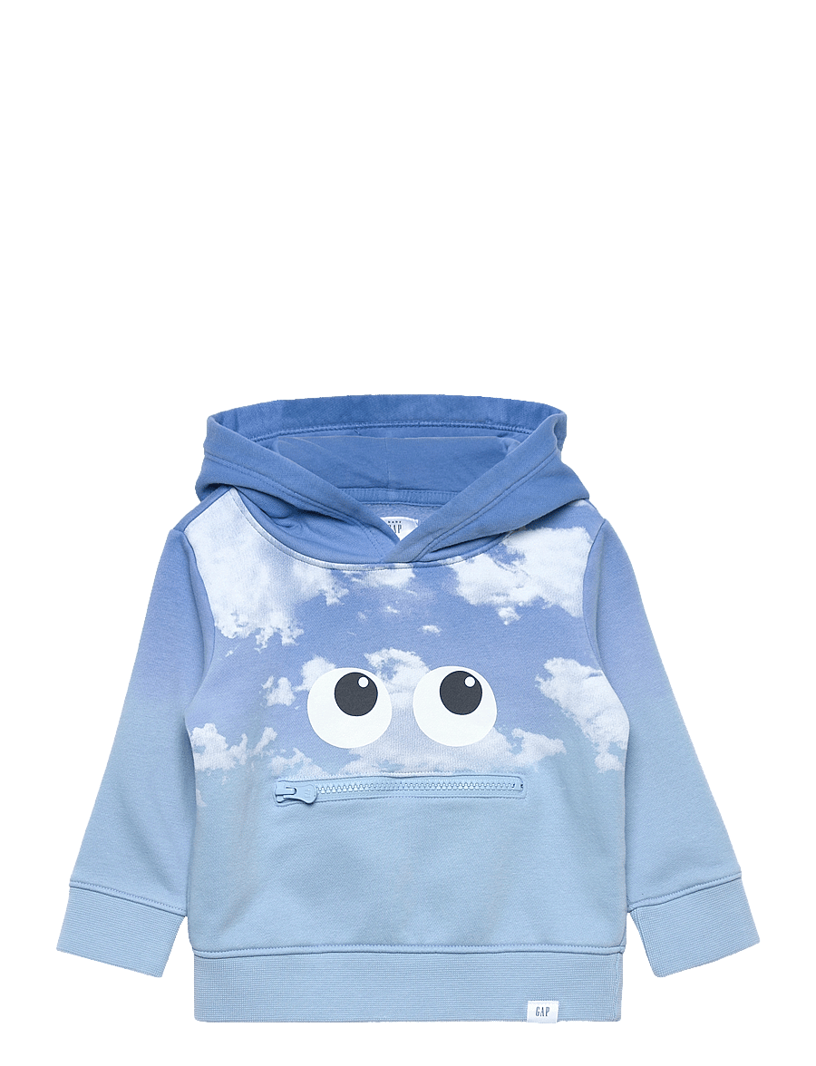 GAP - Toddler Graphic Hoodie - cloud print - 0