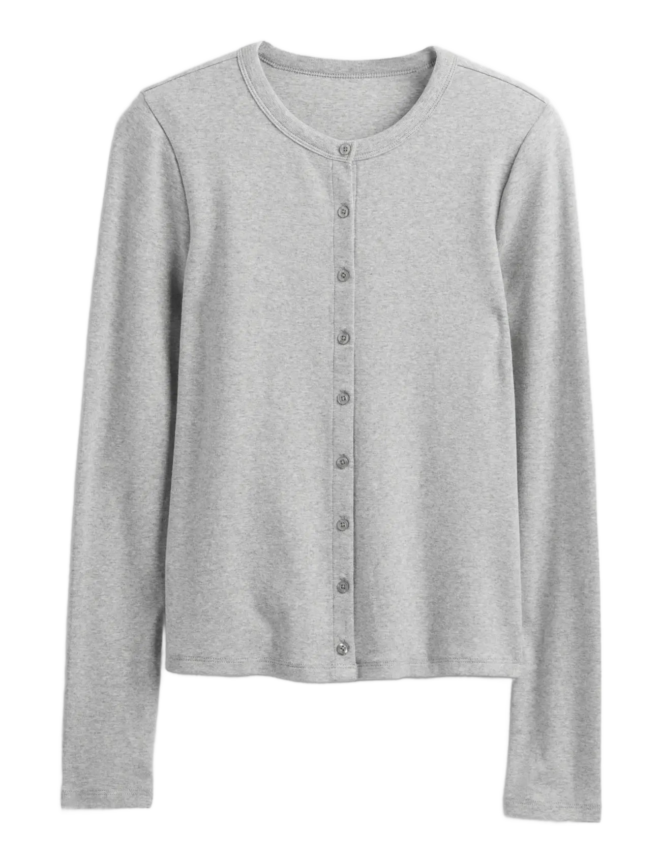 GAP Modern Crewneck Cardigan from the GAP collection - Kardiganid - BC15 LT GREY HEATHER / grey