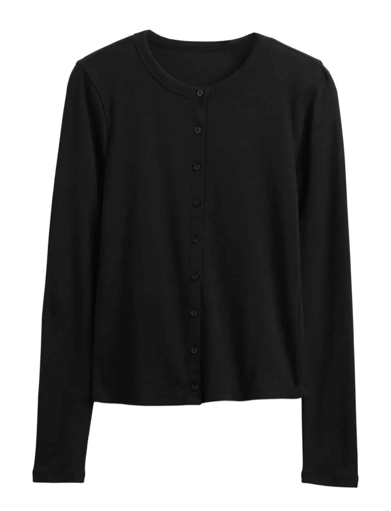 GAP Modern Crewneck Cardigan from the GAP collection - Cardigans - BLACK / black