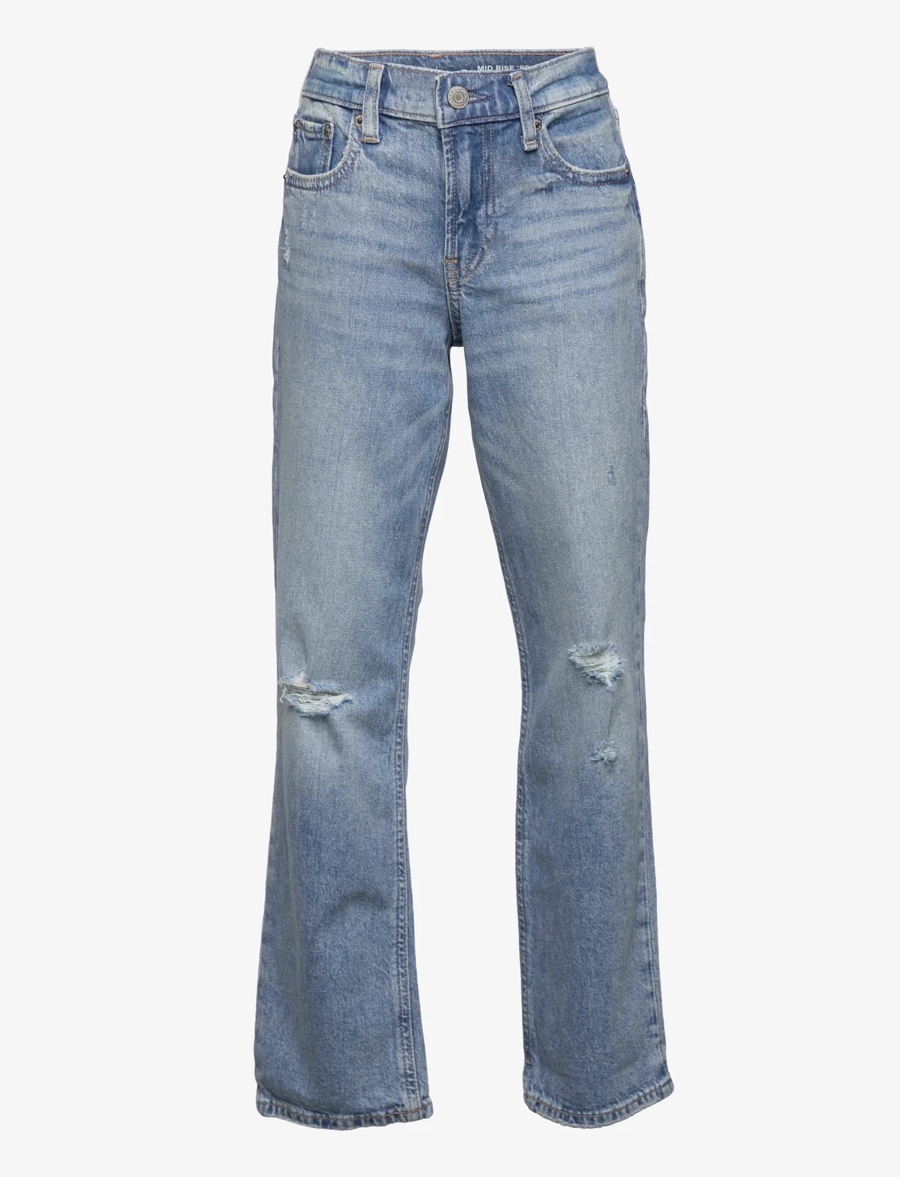 GAP - Teen Mid Rise '90s Loose Jeans with Washwell - džinsi ar platiem galiem - light wash - 0