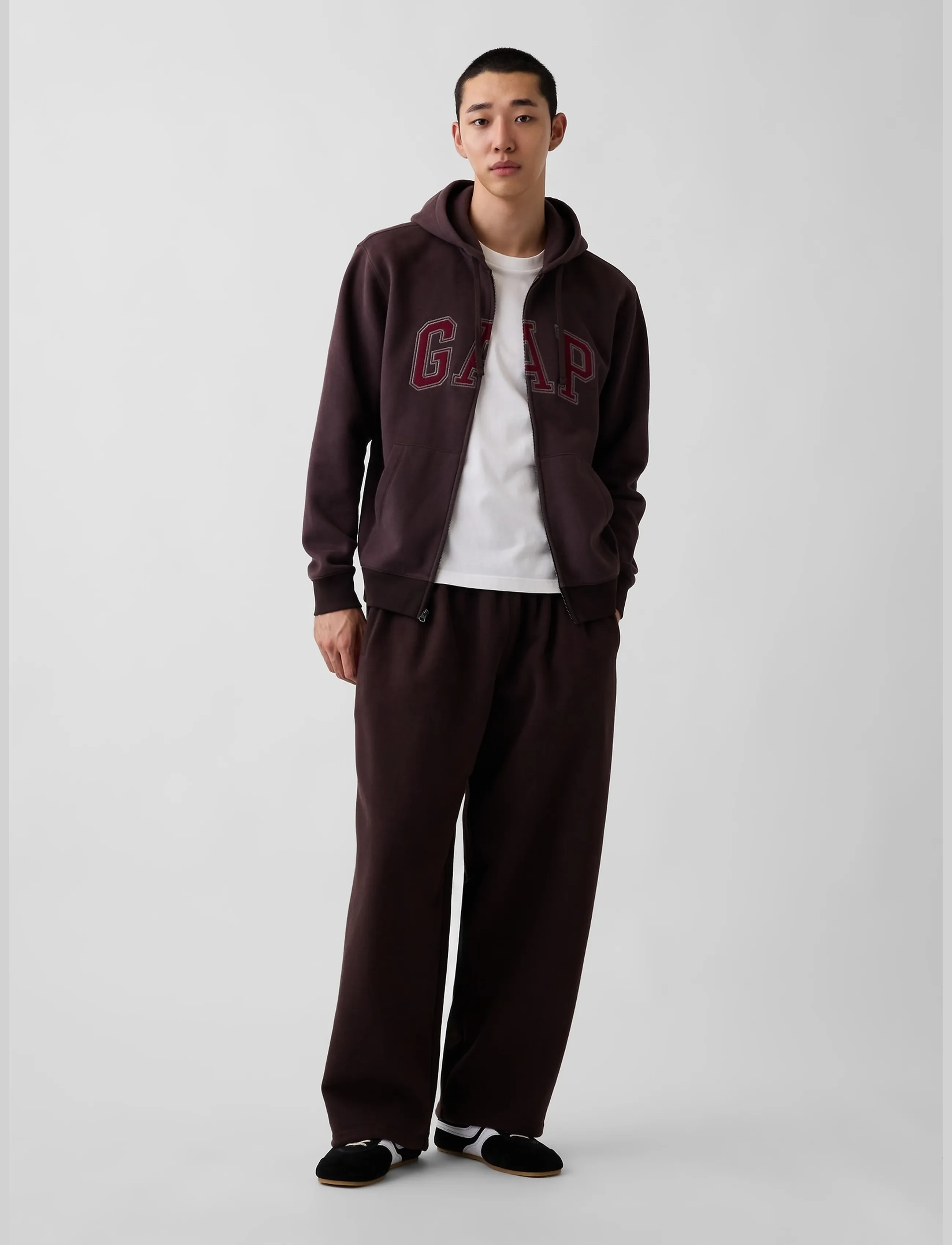 GAP - Adult VintageSoft Baggy Sweatpants from the GAP collection - kollektioner - terra brown - 5