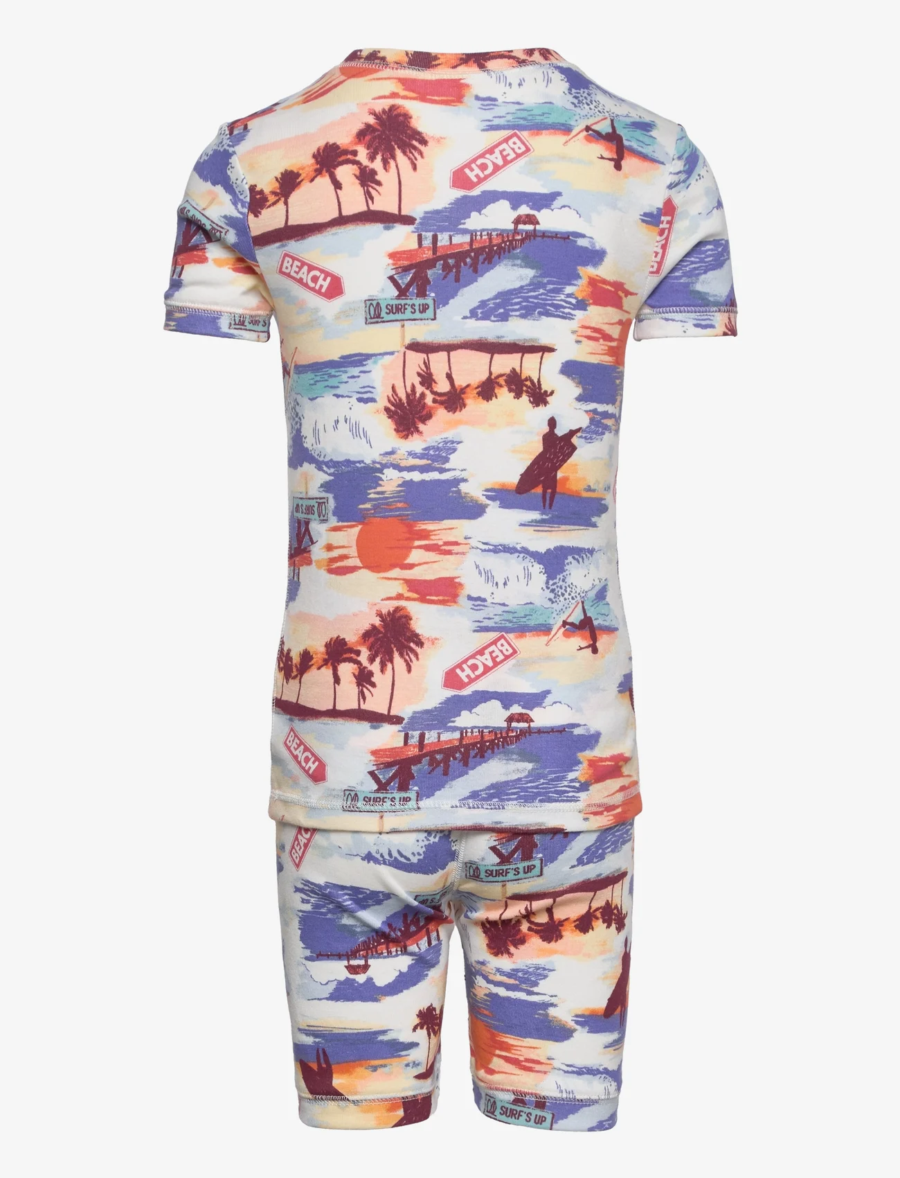 GAP - Kids 100% Organic Cotton Surf PJ Shorts Set - sets met t-shirt met korte mouw - multi - 1