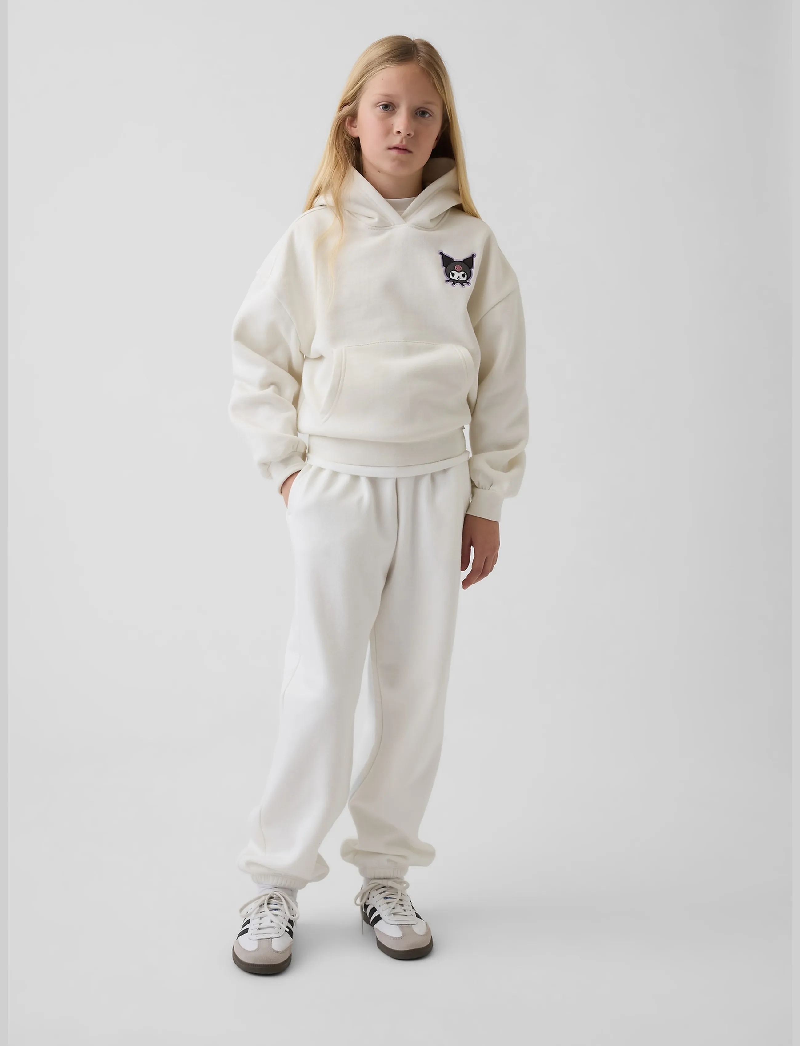 GAP Kids Vintagesoft Relaxed Joggers From The Gap Collection, 116/122, Unterteile, Creme - Sweatpants, Kinder