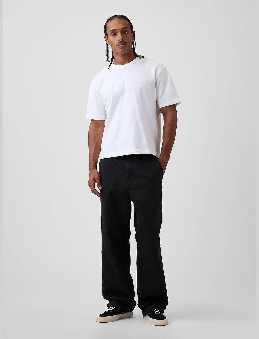 GAP - Heavyweight Twill '90s Loose Khakis - chinos - black 1 - 0
