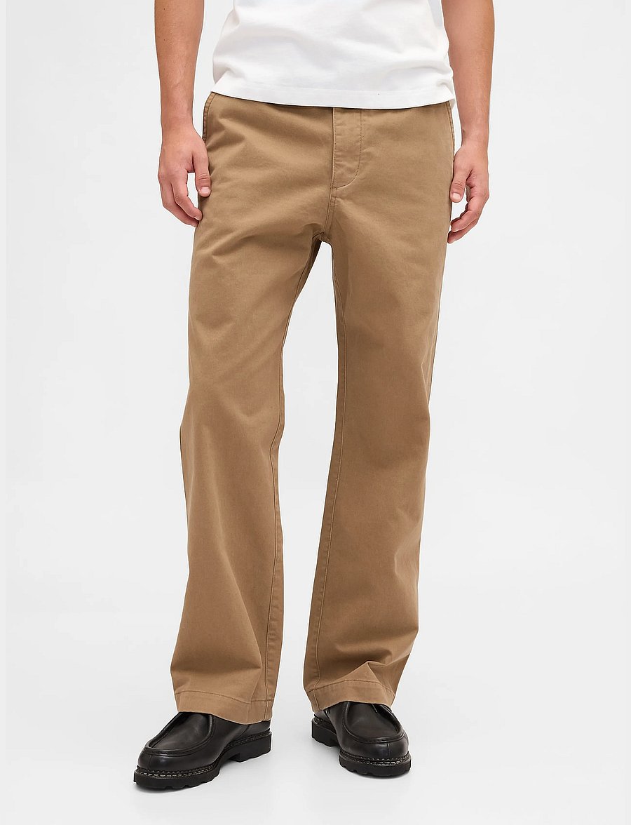 GAP - Heavyweight Twill '90s Loose Khakis - chinos - cream caramel - 2