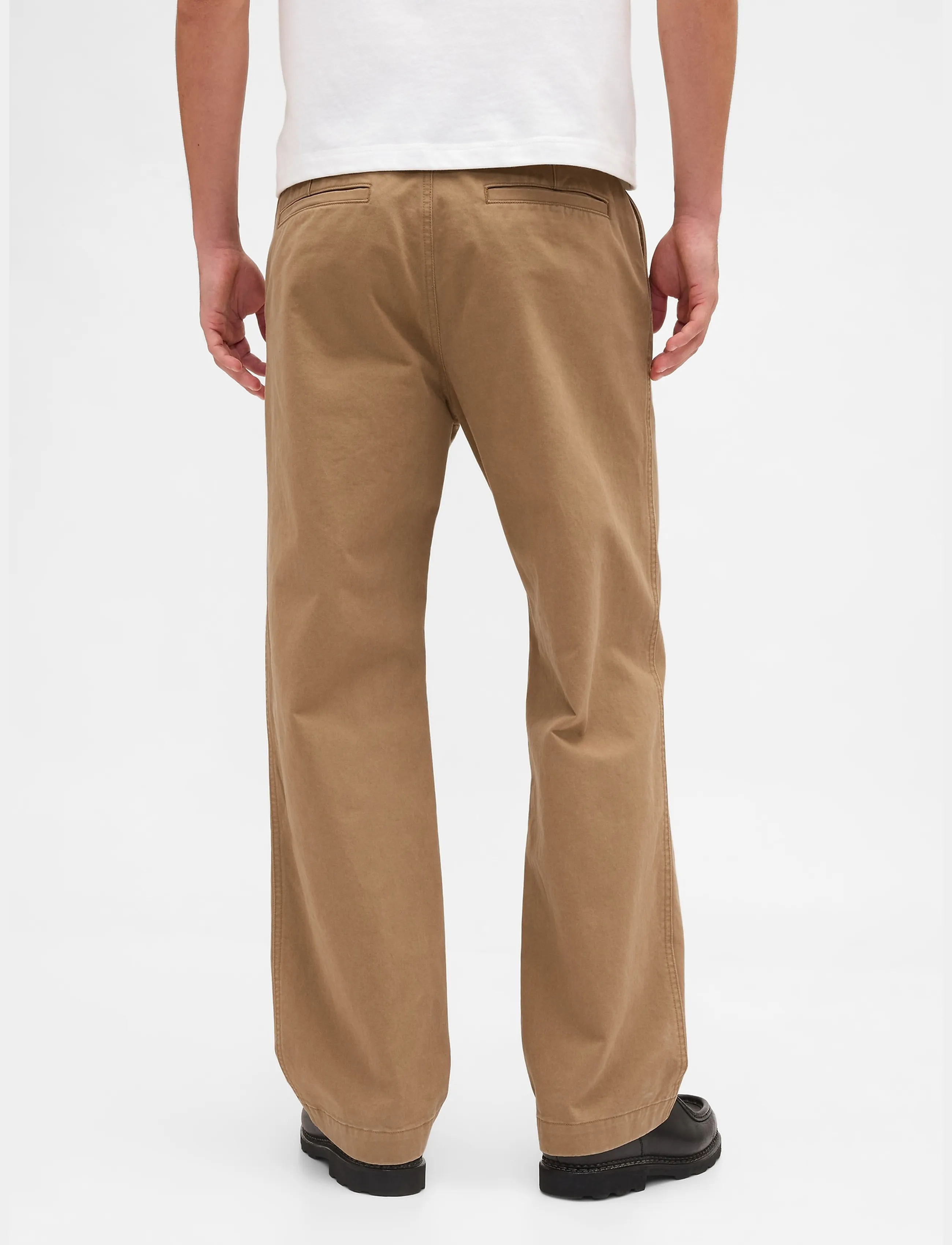 GAP - Heavyweight Twill '90s Loose Khakis - chinos - cream caramel - 4