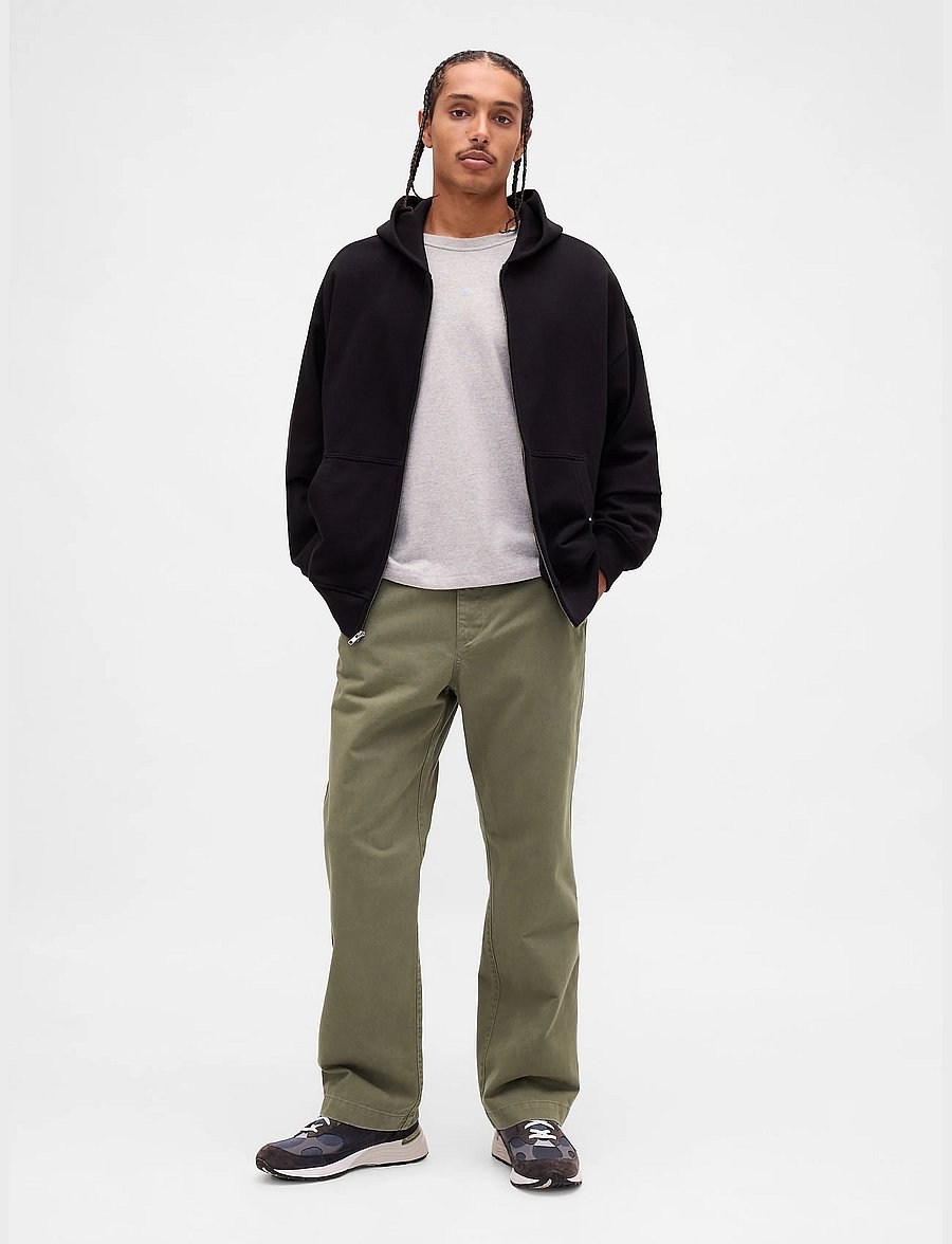 GAP - Heavyweight Twill '90s Loose Khakis - chinos - surplus - 0