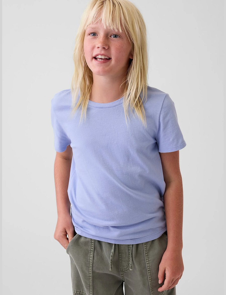 GAP - Kids VintageSoft T-Shirt from the GAP collection - kurzärmelige - air stream blue - 0