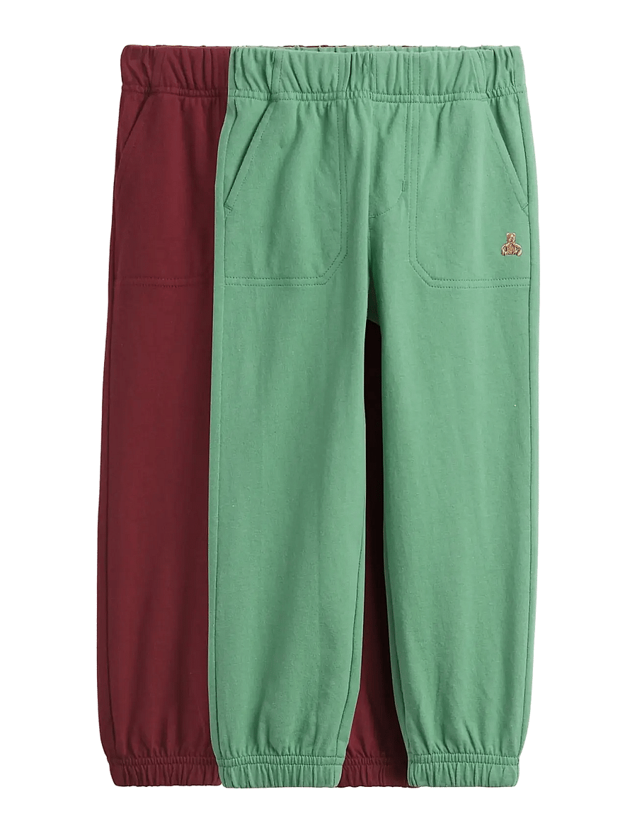 GAP - Baby & Toddler Mix & Match Pull-On Joggers (2-Pack) - jogginghosen - arctic green 612 - 0