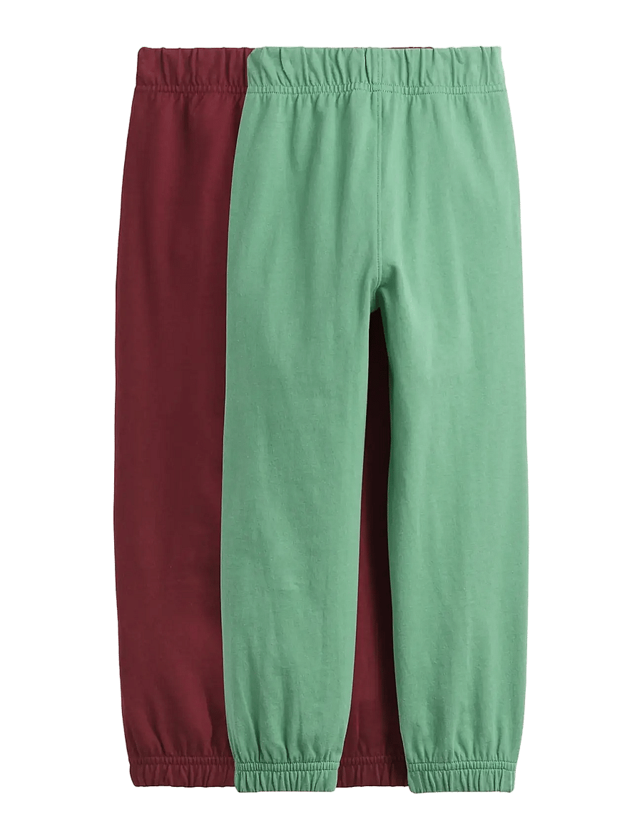 GAP - Baby & Toddler Mix & Match Pull-On Joggers (2-Pack) - jogginghosen - arctic green 612 - 1