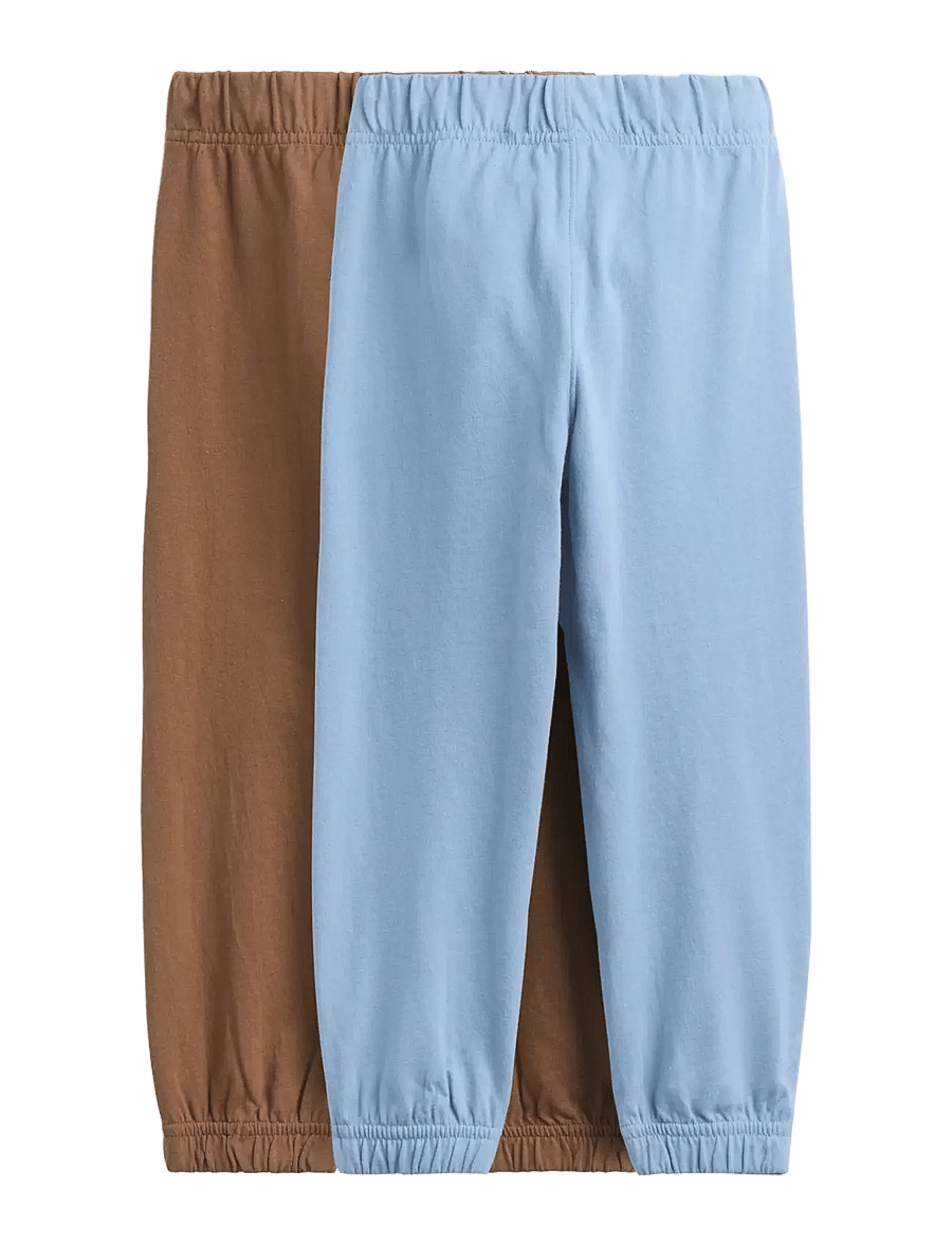 GAP - Baby & Toddler Mix & Match Pull-On Joggers (2-Pack) - jogginghosen - blue suede - 1