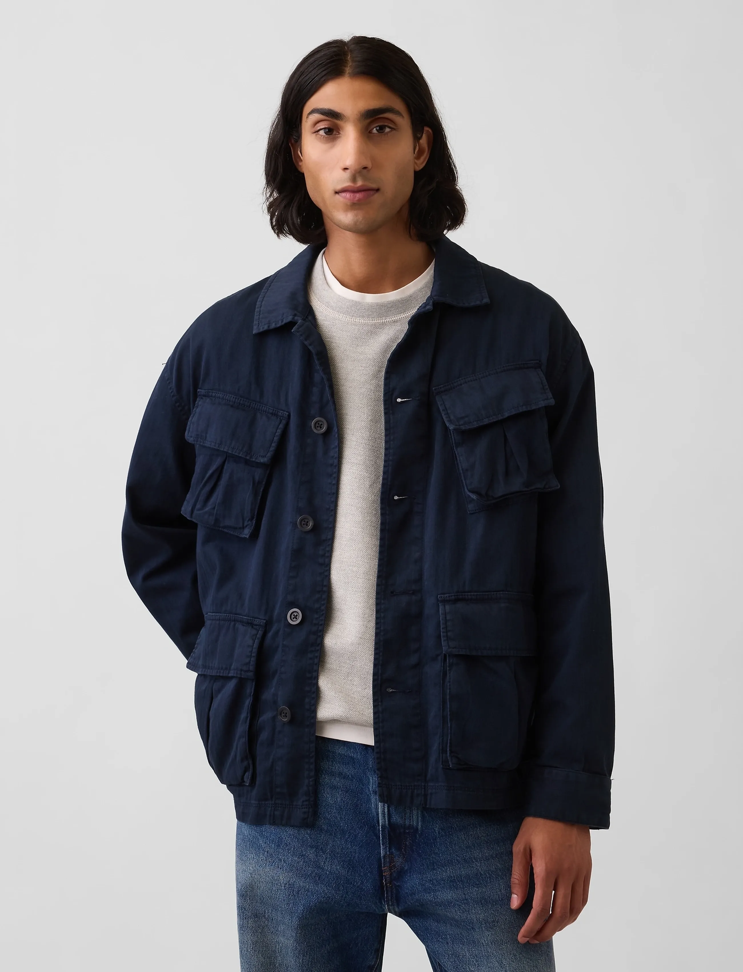GAP - Military Jacket from the GAP collection - new classic navy 2 - 4