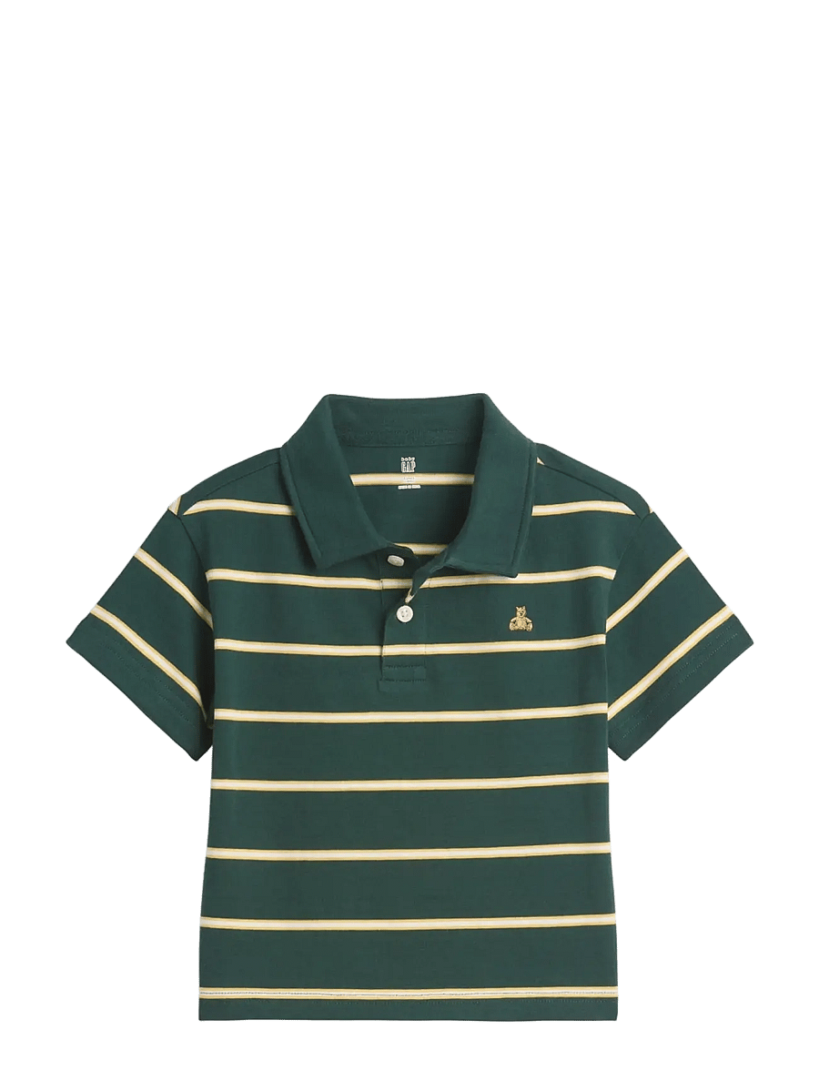 GAP - Baby & Toddler Boxy Polo Shirt - kortärmade pikéer - deep hunter 505 - 0