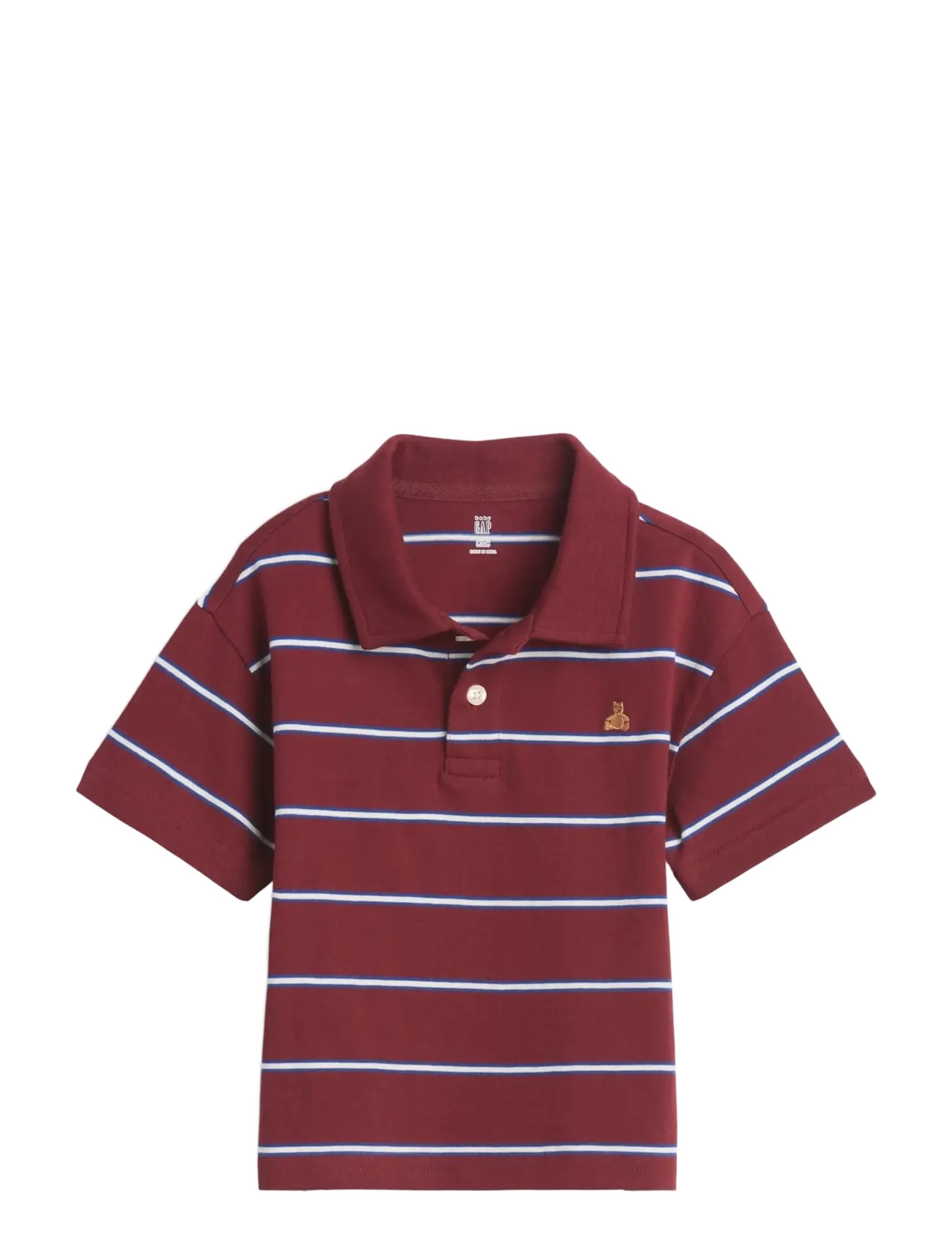 GAP Baby & Toddler Boxy Polo Shirt - Poloshirts - RADISH / burgundy
