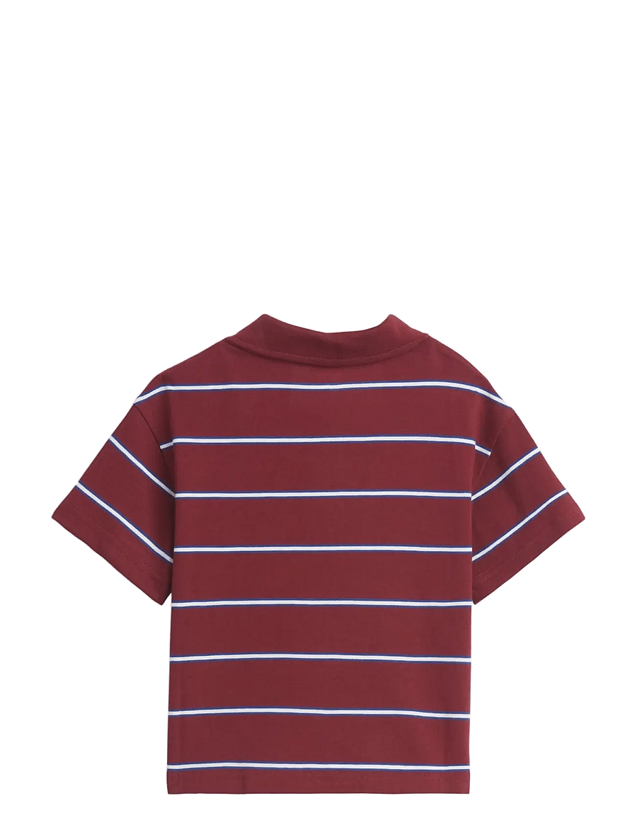 GAP - Baby & Toddler Boxy Polo Shirt - kurzärmelig - radish - 1