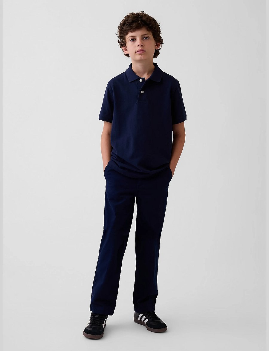 GAP - Kids Modern Uniform Loose Khakis - tapestry navy - 0