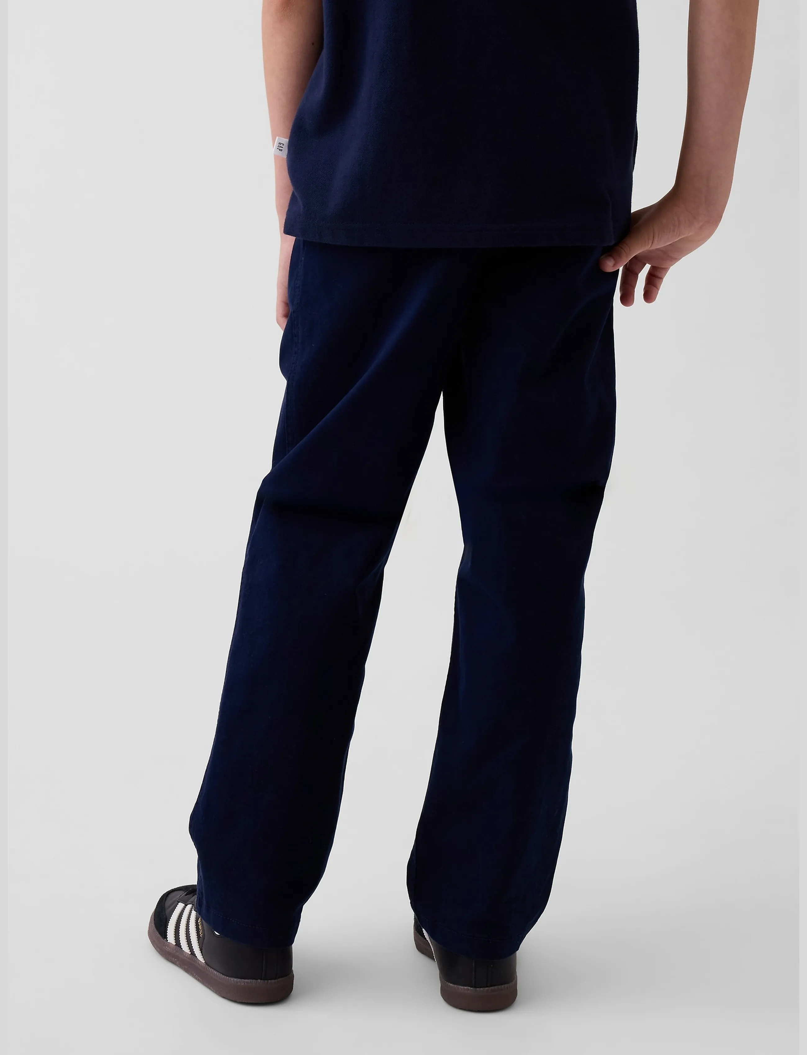 GAP - Kids Modern Uniform Loose Khakis - tapestry navy - 3