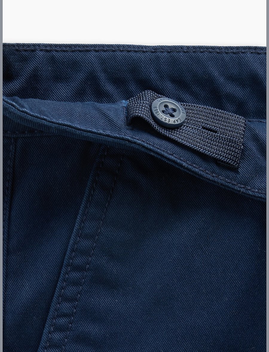 GAP - Kids Modern Uniform Loose Khakis - tapestry navy - 4
