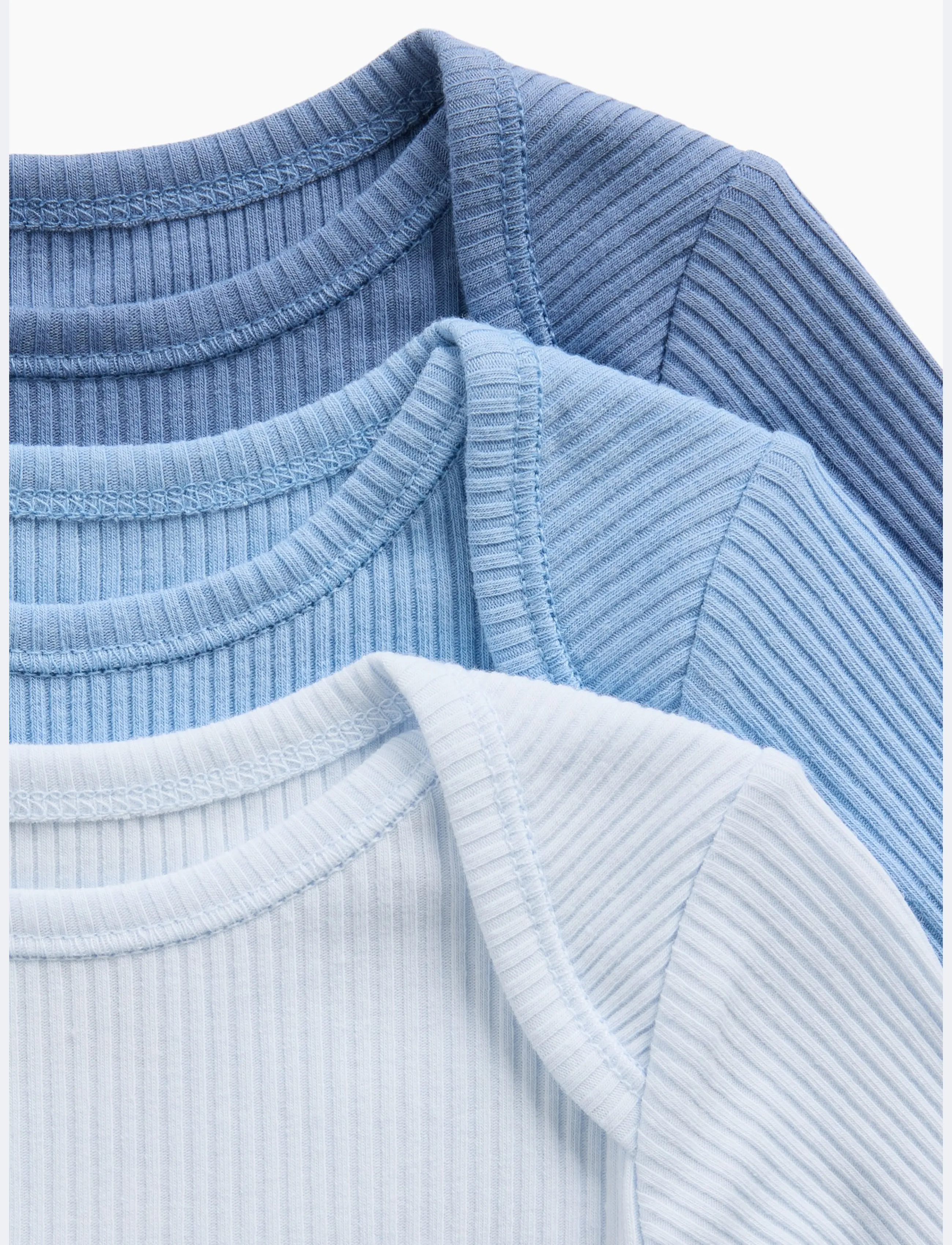 GAP - Baby First Favorites TinyRib Pocket Bodysuit (3-Pack) - bainbridge blue - 2