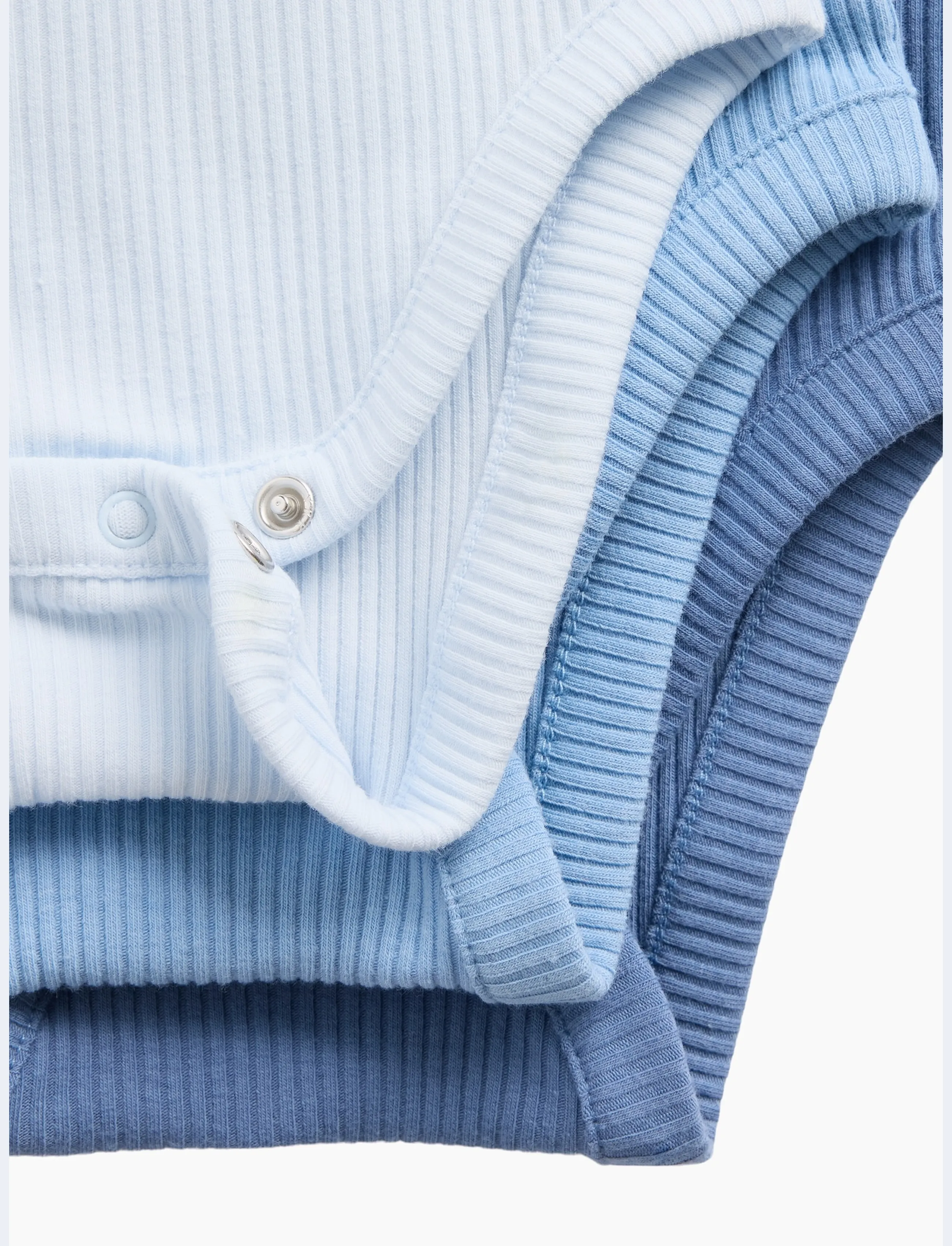 GAP - Baby First Favorites TinyRib Pocket Bodysuit (3-Pack) - bainbridge blue - 3