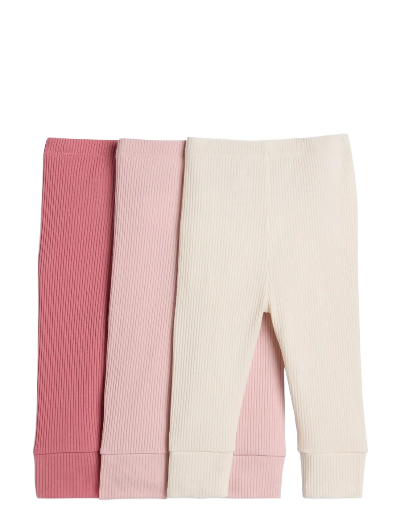GAP Baby First Favorites TinyRib Pants (3-Pack) - Kläder - PRIMITIVE / cream