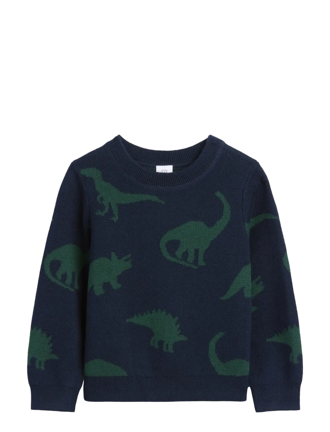 GAP Baby & Toddler Crewneck Sweater, 116, Navy, Strik > Pullovere, Børn