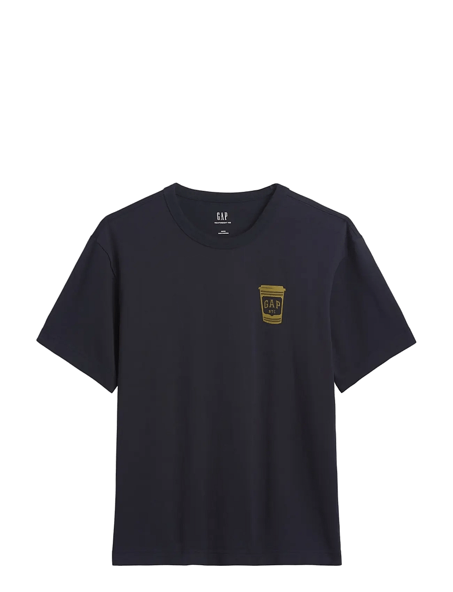 GAP - Heavyweight Relaxed Graphic T-Shirt from the GAP collection - kurzärmelige t-shirts - coffee cup - 1
