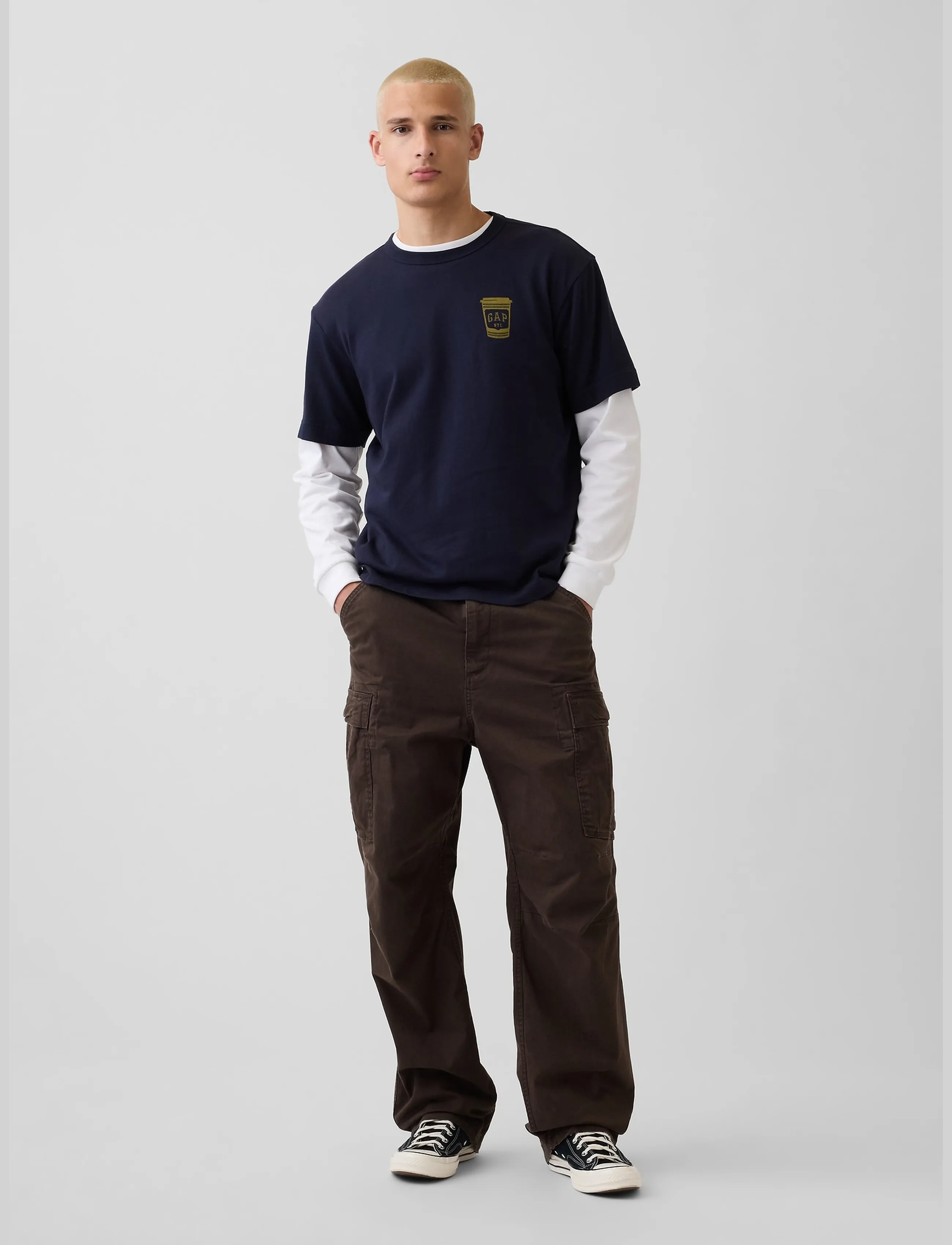 GAP - Heavyweight Relaxed Graphic T-Shirt from the GAP collection - kurzärmelige t-shirts - coffee cup - 2