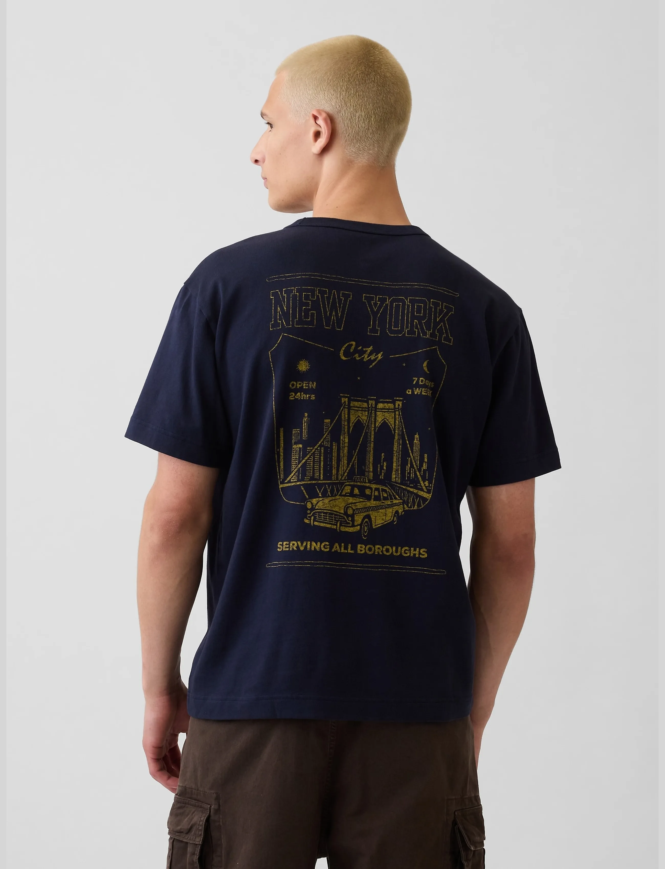 GAP - Heavyweight Relaxed Graphic T-Shirt from the GAP collection - kurzärmelige t-shirts - coffee cup - 3