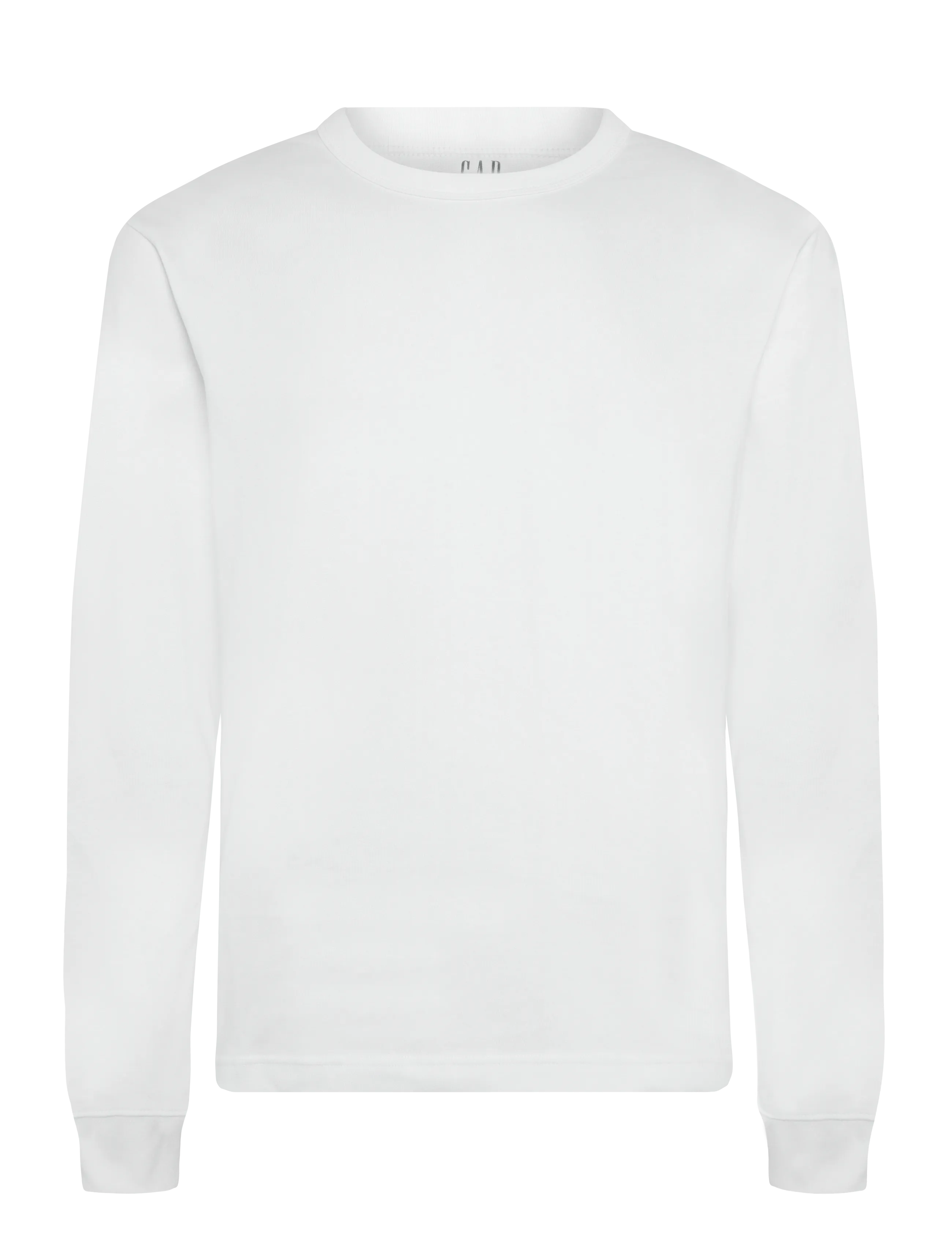 GAP - Long-Sleeved Heavy Relaxed T-Shirt from the GAP collection - langærmede t-shirts - fresh white - 1
