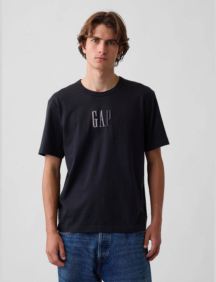 GAP - Corp Logo T-Shirt from the GAP collection - kortärmade t-shirts - moonless night - 0