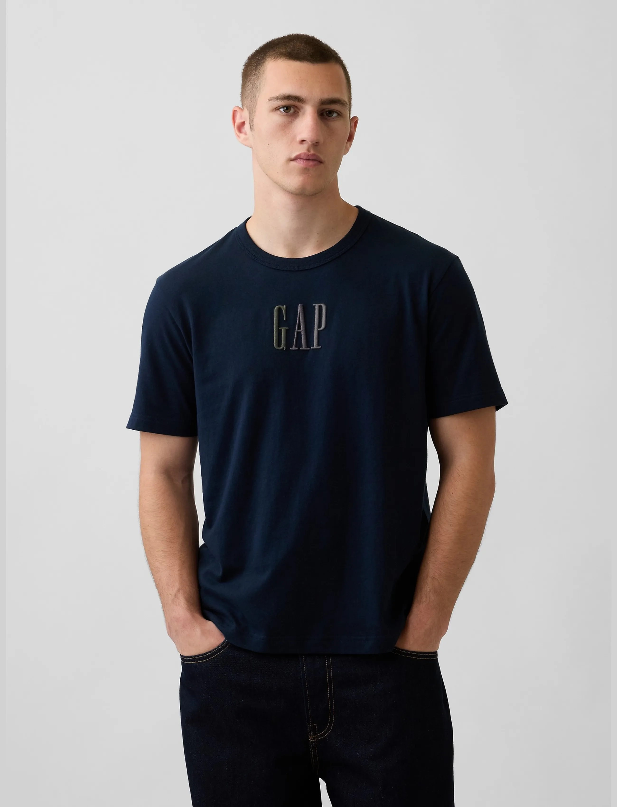 GAP Corp Logo T-Shirt from the GAP collection - T-shirts - NEW CLASSIC NAVY / navy
