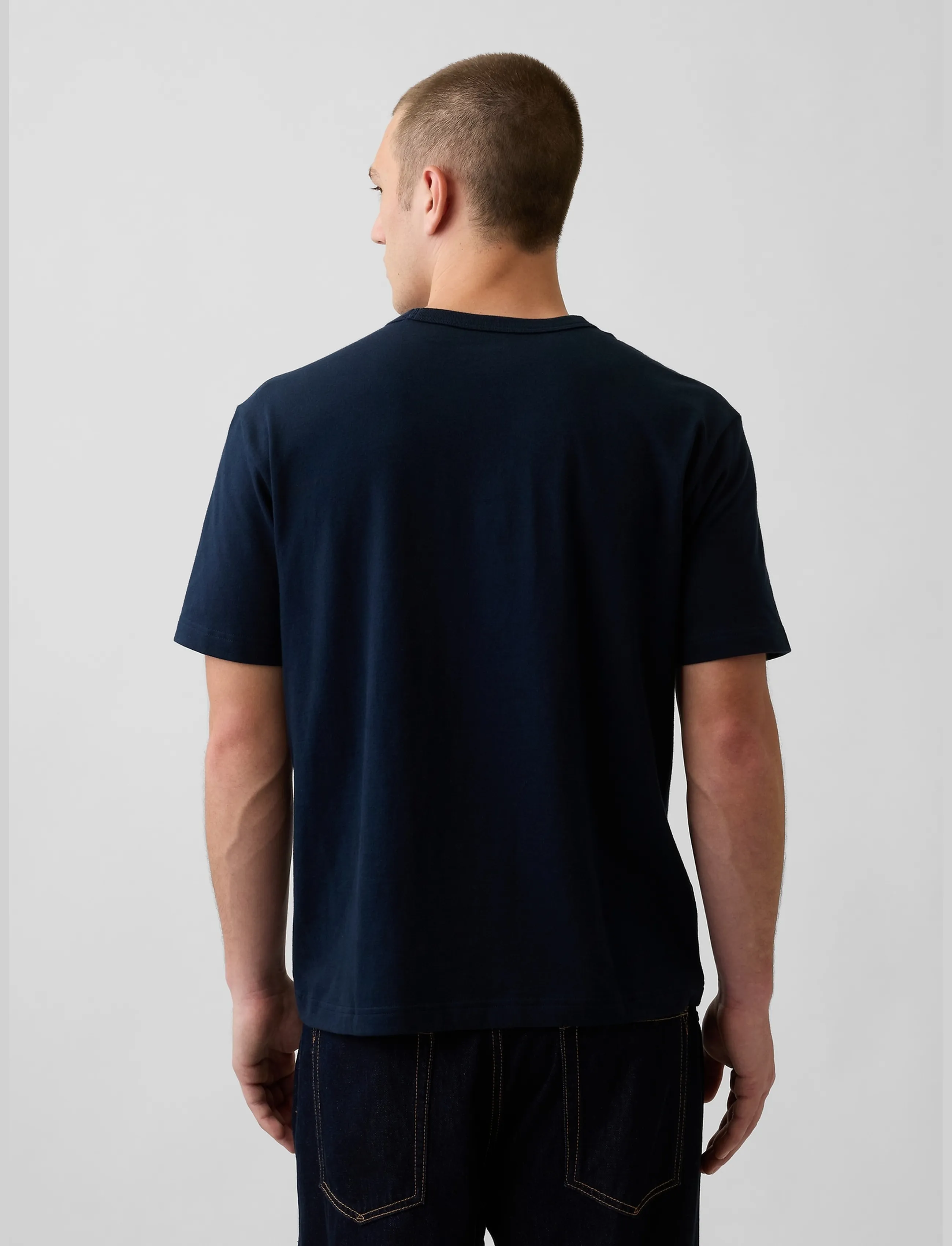 GAP - Corp Logo T-Shirt from the GAP collection - kortärmade t-shirts - new classic navy - 3