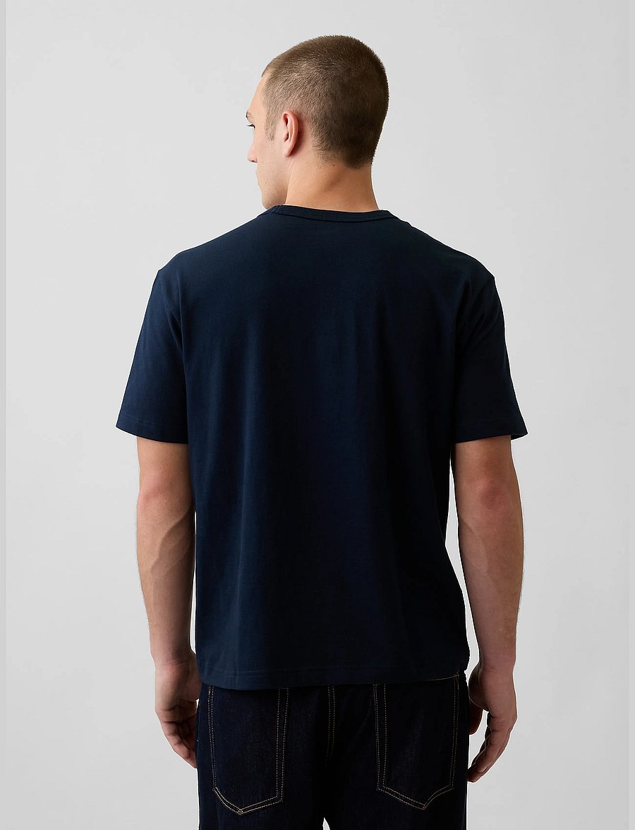GAP - Corp Logo T-Shirt from the GAP collection - kortärmade t-shirts - new classic navy - 3