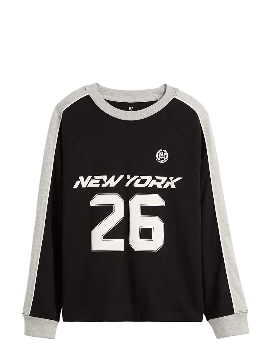 GAP - Oversized Sporty T-Shirt from the GAP collection - black - 0
