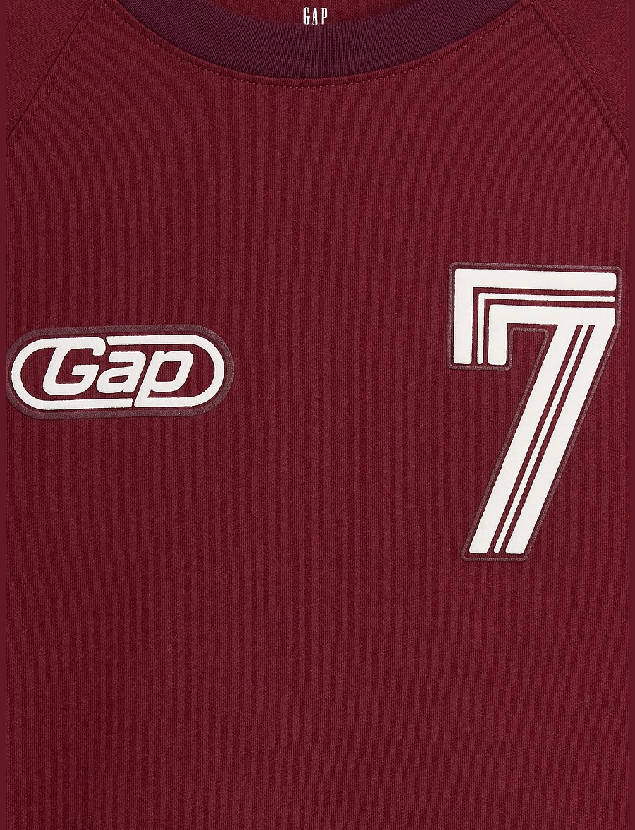 GAP - Oversized Sporty T-Shirt from the GAP collection - radish - 2