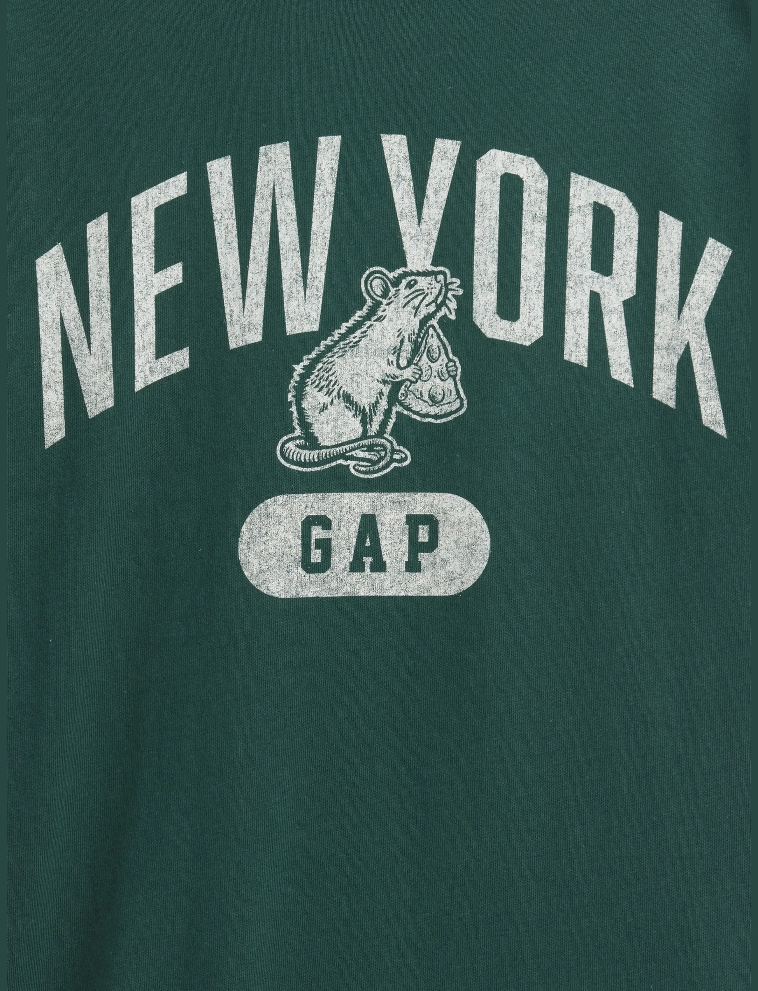 GAP - Kids Relaxed New York Graphic Ringer T-Shirt - kurzärmelige - deep hunter 505 - 2