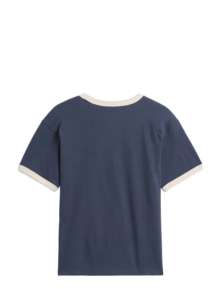 GAP - Kids Relaxed New York Graphic Ringer T-Shirt - kurzärmelige - vintage navy - 2