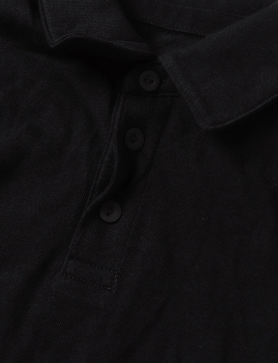 GAP - Relaxed Polo Top from the GAP collection - langärmelig poloshirt - black 1 - 4