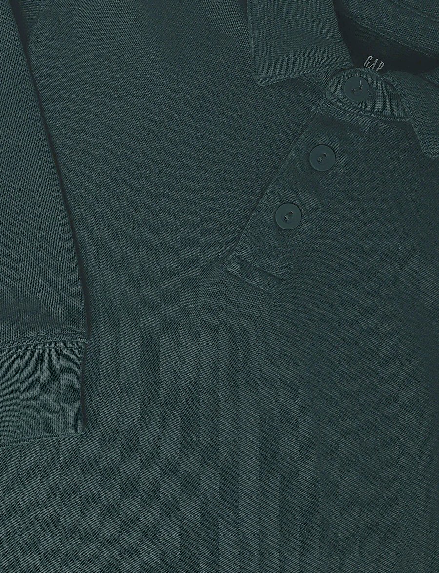 GAP - Relaxed Polo Top from the GAP collection - langärmelig poloshirt - deep hunter v2 - 5