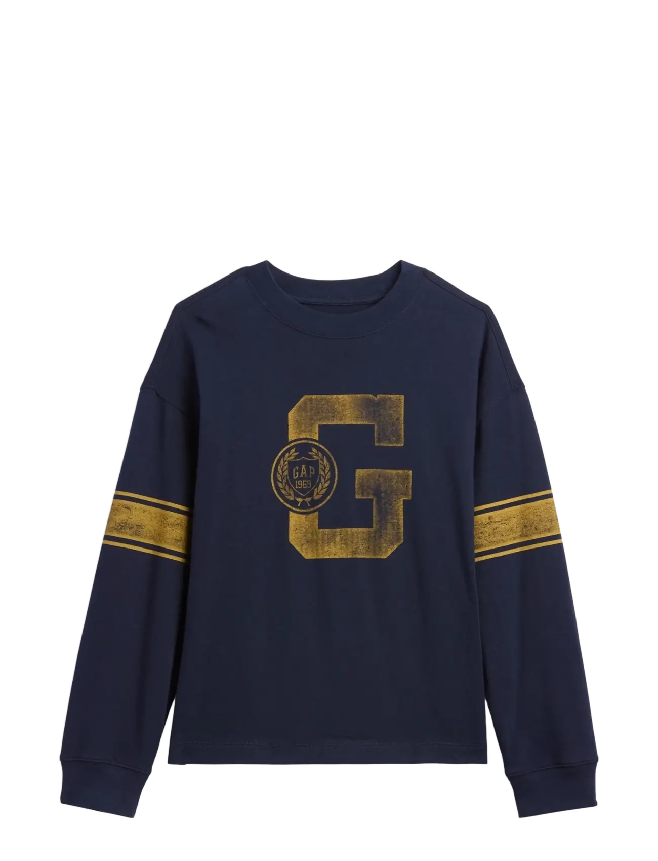 GAP Kids Heavyweight Oversized Graphic T-Shirt - GAP - NAVY UNIFORM / navy