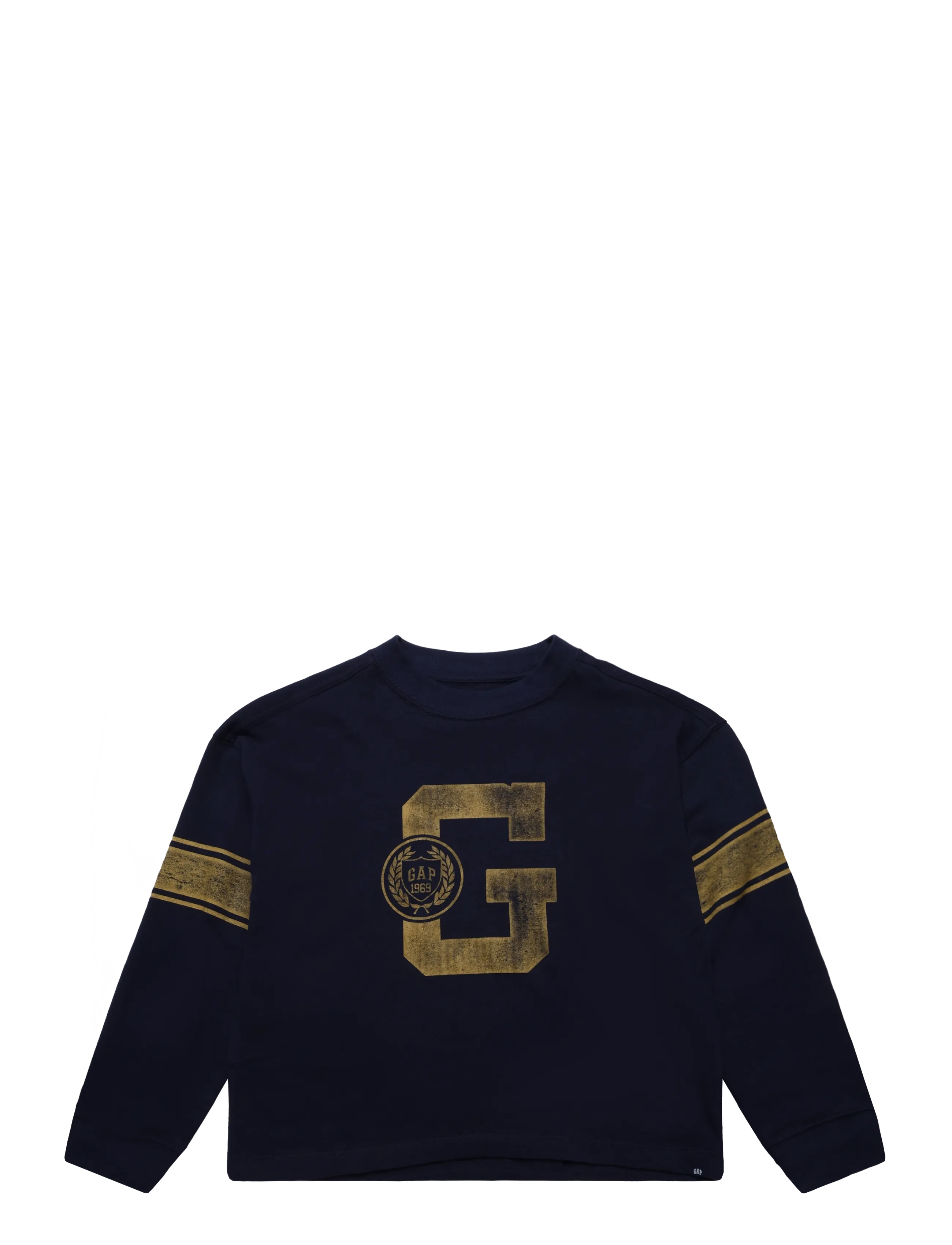 GAP - Kids Heavyweight Oversized Graphic T-Shirt - langärmelig - navy uniform - 1