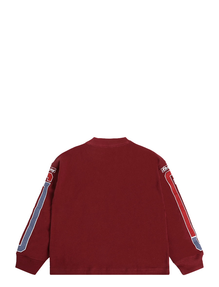 GAP - Kids Heavyweight Oversized Graphic T-Shirt - långärmade t-shirts - radish - 2