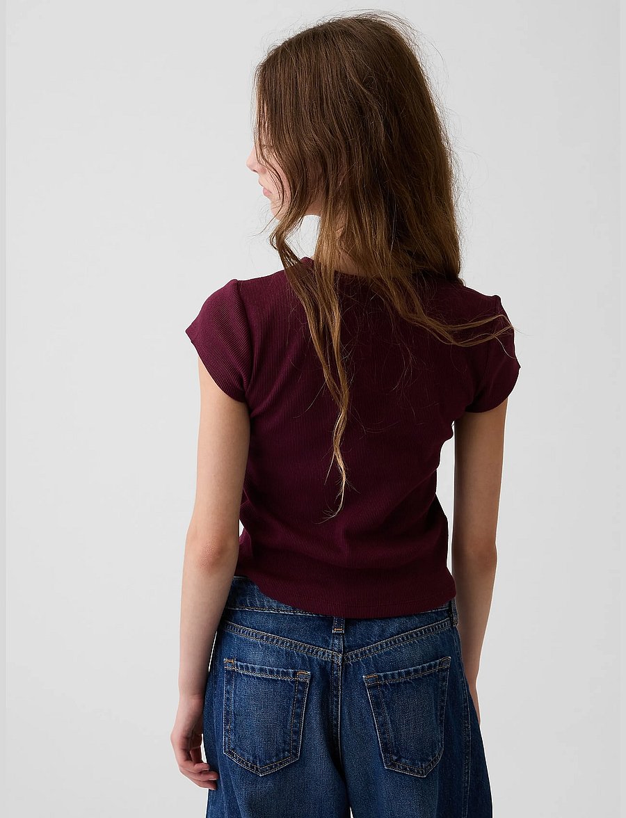 GAP - Kids Rib T-Shirt from the GAP collection - kortärmade t-shirts - tuscan red - 2