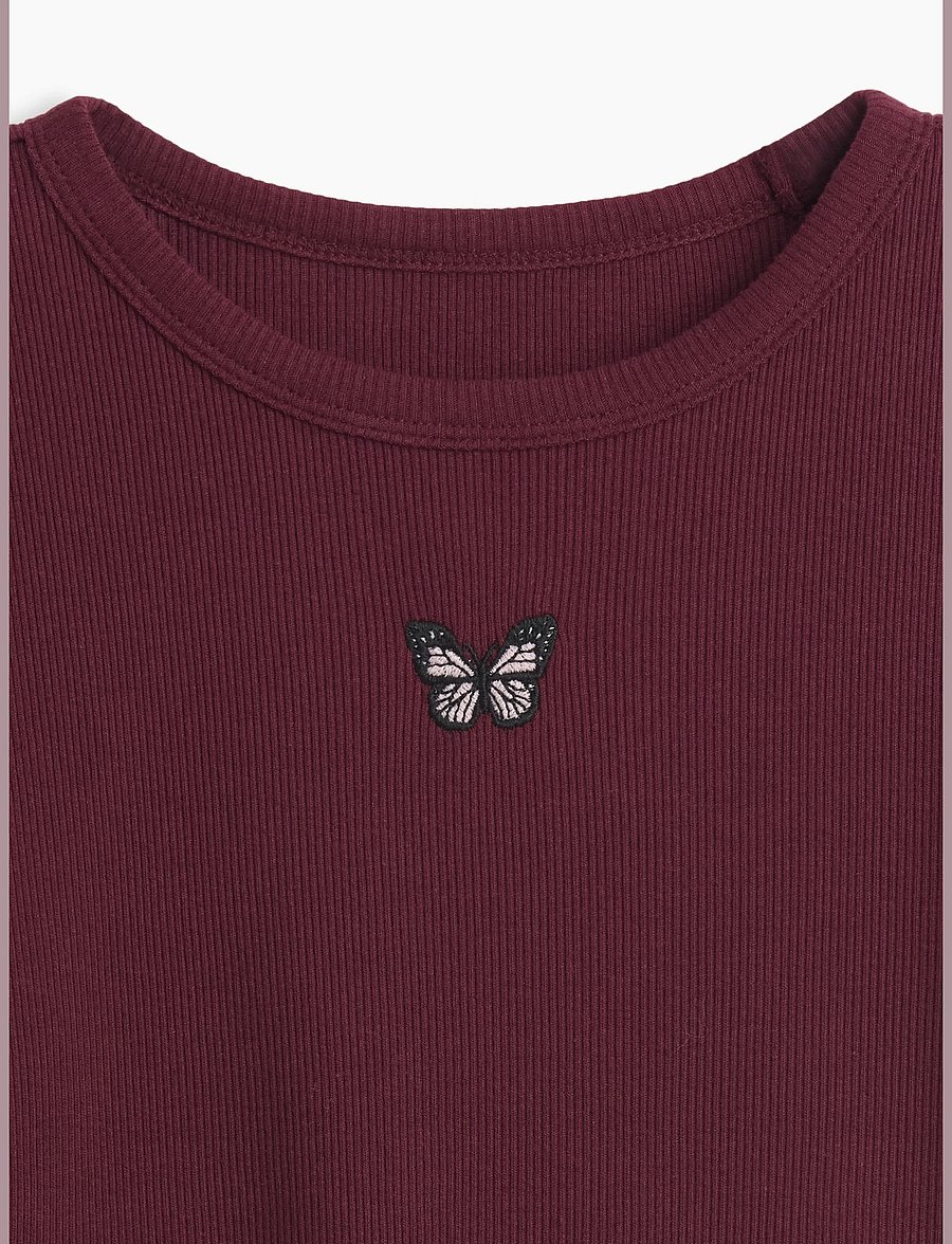 GAP - Kids Rib T-Shirt from the GAP collection - kortärmade t-shirts - tuscan red - 3
