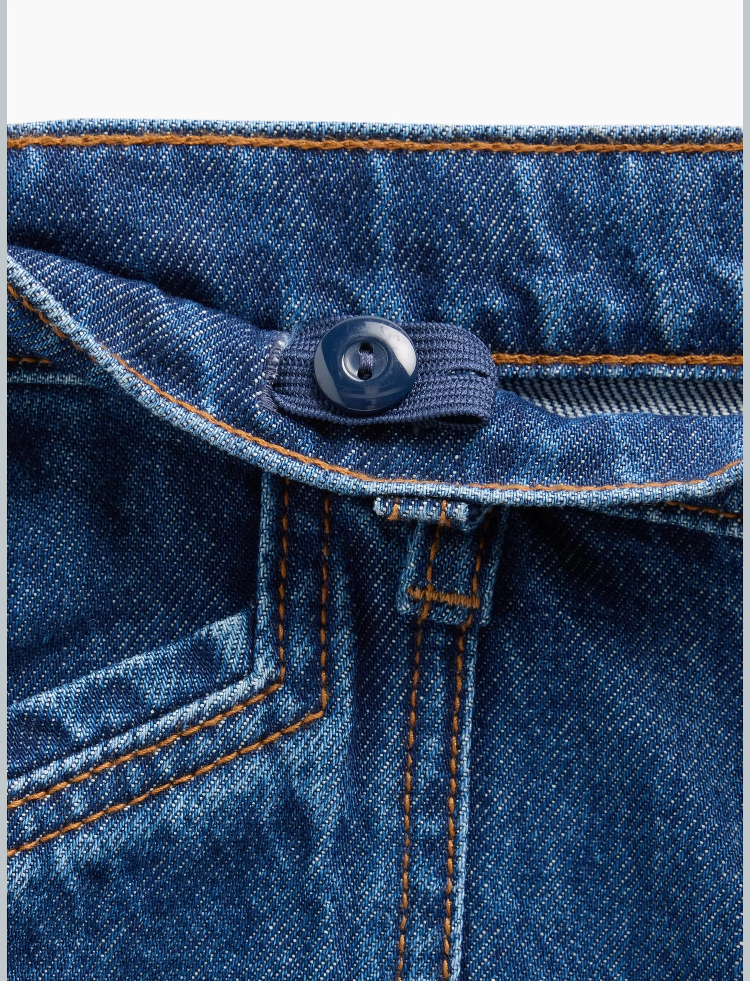 GAP - Kids High Rise Stride Wide-Leg Ankle Jeans - hosen mit weitem bein - dark wash - 5