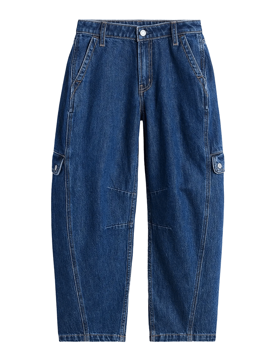 GAP - Kids Barrel Cargo Jeans from the GAP collection - dark wash - 1